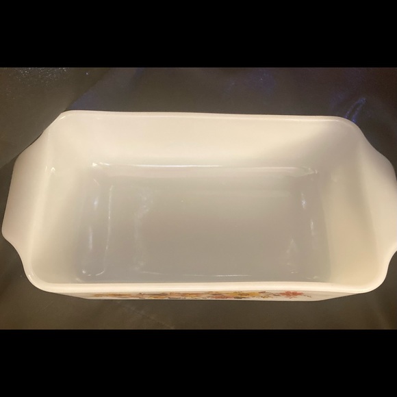 Anchor Hocking Daisies 1 Quart Rectangle Casserole Dish #441 - Picture 3 of 7